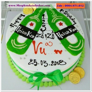Bánh Sinh Nhật Hình Lon Bia Chai Rượu - LK38